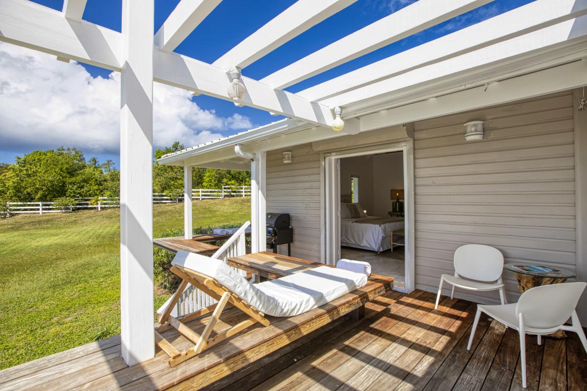 A louer villa 3 chambre Terres Basses Saint Martin_ Salon de jardin - 31